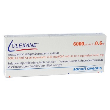 Clexane 6000 anti-XA Aventis