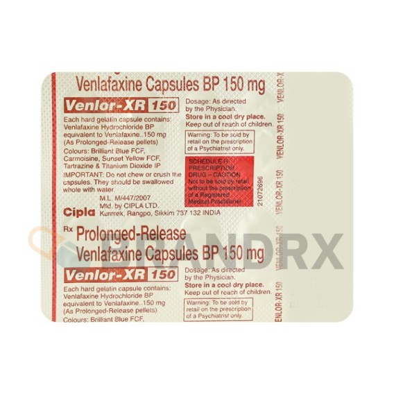 Venlor XR 150 mg Cipla