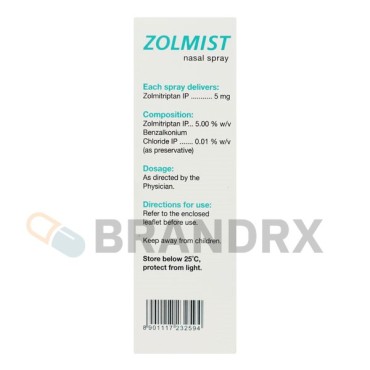 Zolmist Nasal Spray 5 mg Cipla